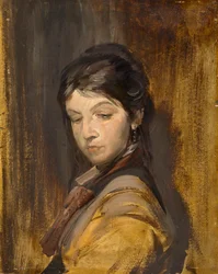 Onbekend meisje, Wilhelm Busch