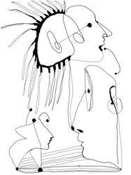 Abstracte lijnvlakken