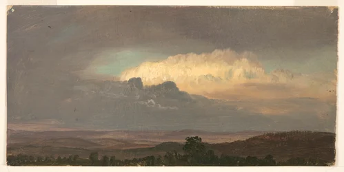 Wolken boven heuvels, Jamaica