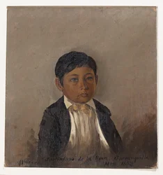 Colombia, Barranquilla, portret van jongen