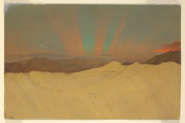 Tekening, Aurora Borealis, 1860-70