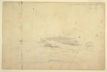Tekening, Wolkenstudies, augustus 1844