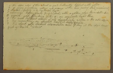 Tekening, Wolkenstudies, mogelijk 1844