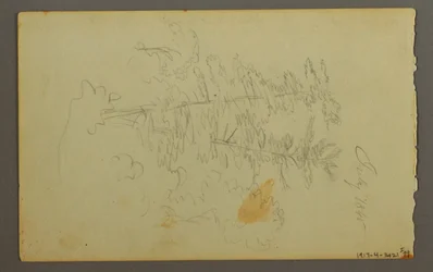 Tekening, Wolkenstudie, 1845