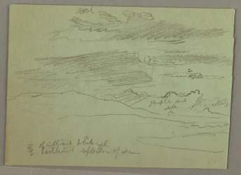 Tekening, Bewolkte lucht, 1871