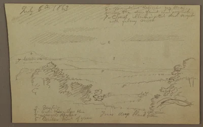 Tekening, Hudson-vallei, 1863