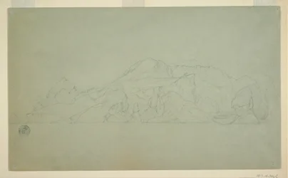 Tekening, ijsberg, juni of juli 1859