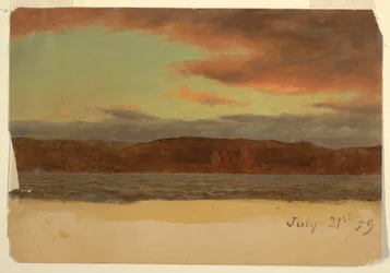 Tekening, Laborador of kust van Newfoundland, juli 1859
