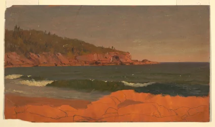 Tekening, Kust van Maine, ca. 1850