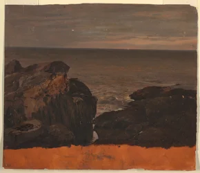 Tekening, Kust van Maine, ca. 1850