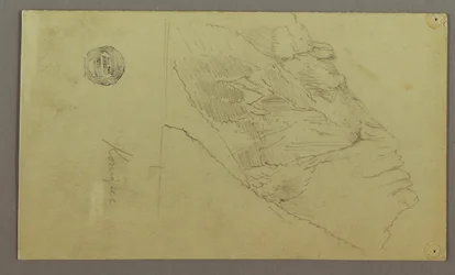 Tekening, Mountainside, mogelijk 1868