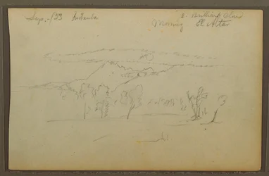 Tekening, Altaarberg, Riobama, Ecuador, september 1853