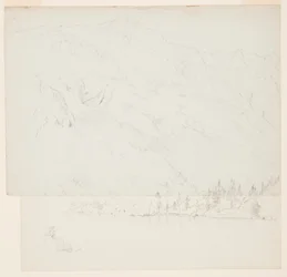 Tekening, Mt. Katadhin, Maine, 1870-78