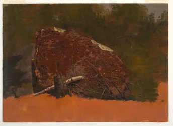 Tekening, Mogelijk Mt. Desert, Island, rots, ca. 1845