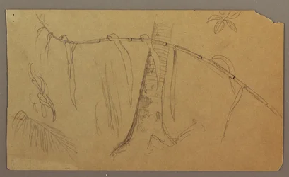 Tekening, Zeegezicht, 1865