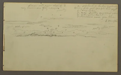 Tekening, Luchtstudie, mogelijk 1857-58