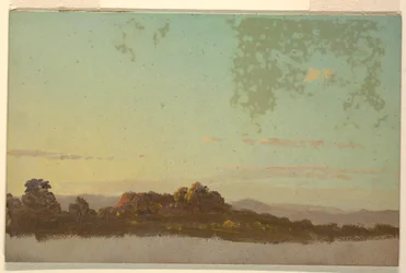 Tekening, Zomerlandschap, 1870-80