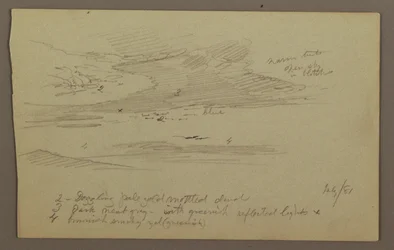 Tekening, Top en lucht, juli 1881