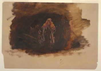 Tekening, Twee bedoeïenen, 1874