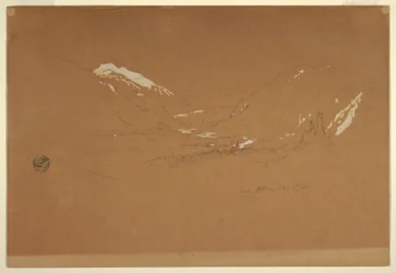 Tekening, Dal "bij Golling," Oostenrijk, 5 augustus 1868