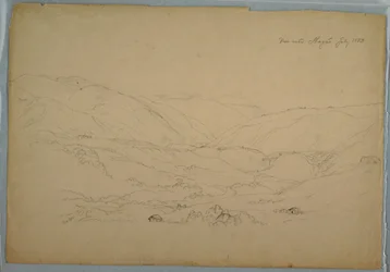 Tekening, Vallei bij Ibagué, Colombia, juli 1853