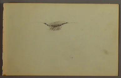 Tekening, Bosdip bij zonsondergang, mogelijk 1844