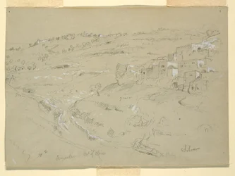 Olijfberg, Bethanië, Siloam en Jeruzalem, Palestina [Bethanië en Silwan, Oost-Jeruzalem, en Jeruzalem, Israël]