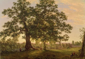 De Charter Oak in Hartford, c.1846
