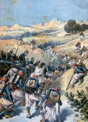 Gevecht met de bandieten, Algerije, 1892