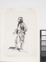 Een Apache soldaat of verkenner