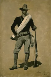 Amerikaanse soldaat, Spaans-Amerikaanse oorlog (een eersteklas vechtman) 1899