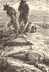 Illustratie uit Geschiedenis van de Pest Defoe