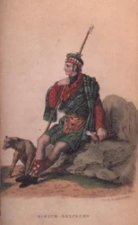 De Schotse herder uit Ackermanns World in Miniature