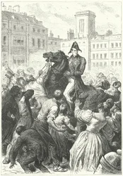 De Hertog van Wellington verstrikt in een rel