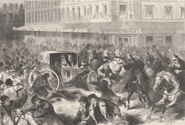 Vera Zasulich schiet op 24 januari 1878 op de gouverneur van Petersburg generaal Trepov, 1878