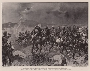 Een Gelukkige Ontsnapping voor de Cavalerie tijdens de Mars naar Thaba Nchu