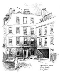Dr. Johnsons Huis, 17 Gough Square, Londen, 1912
