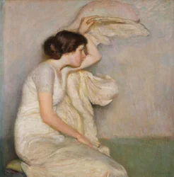 Gevleugelde figuur door Frederick Andrew Bosley