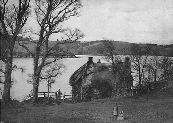 De rivier Fal, vanaf Tolvern, ca. 1896