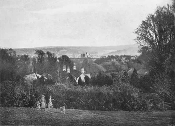 Truro, vanaf Kenwyn, ca. 1896