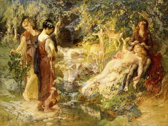 Een geheim bos, 1900
