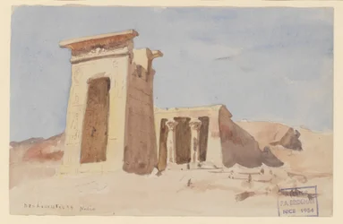 De Tempel van Dendur, met de pyloon