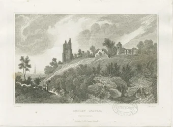 Dudley Castle: gravure, nd [19e eeuw]