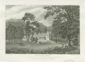 Sandwell Park - Hall (gravure)