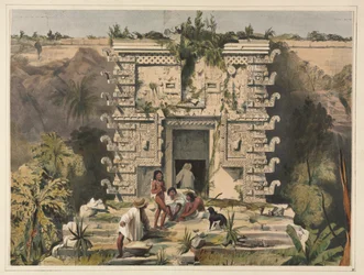 Poort van de Grote Teocallis, Uxmal