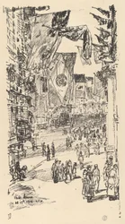 Avenue of the Allies, 1918