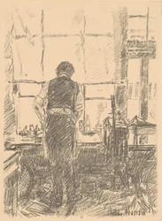 Portret van Joseph Pennell, 1917