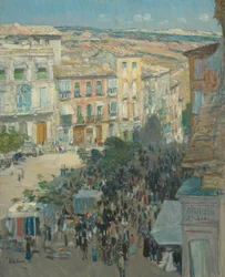 Uitzicht op een Zuid-Franse stad, 1910