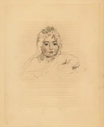 Portret van Mary Isabella Bloxam, nicht van Sir Thomas Lawrence
