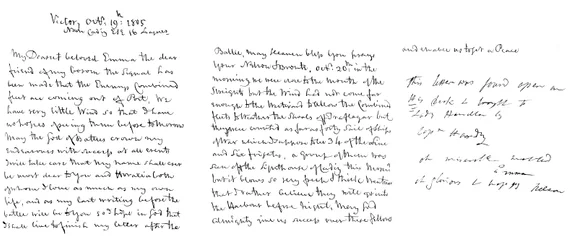 Brief van admiraal Lord Nelson aan Lady Hamilton